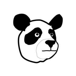 Раскраска: панда (Животные) #12563 - Бесплатные раскраски для печати