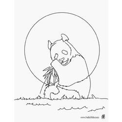 Раскраска: панда (Животные) #12584 - Бесплатные раскраски для печати