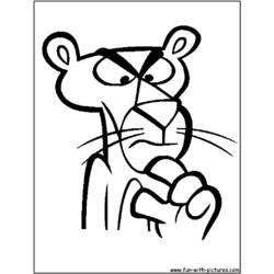 Раскраска: пантера (Животные) #15615 - Бесплатные раскраски для печати