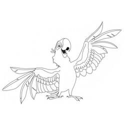 Раскраска: попугай (Животные) #16119 - Раскраски для печати