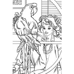 Раскраска: попугай (Животные) #16182 - Бесплатные раскраски для печати