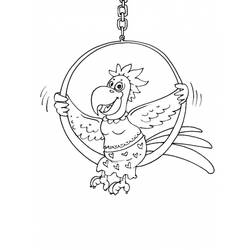 Раскраска: попугай (Животные) #16220 - Бесплатные раскраски для печати