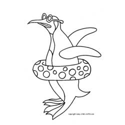 Раскраска: гагарка (Животные) #16890 - Бесплатные раскраски для печати