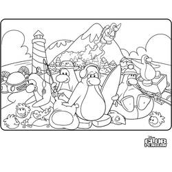 Раскраска: гагарка (Животные) #16995 - Бесплатные раскраски для печати