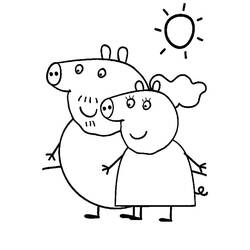 Раскраска: свинья (Животные) #3600 - Бесплатные раскраски для печати