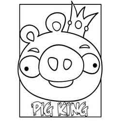 Раскраска: свинья (Животные) #3606 - Бесплатные раскраски для печати