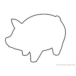 Раскраска: свинья (Животные) #3652 - Раскраски для печати