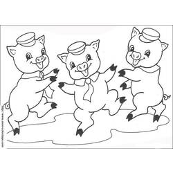 Раскраска: свинья (Животные) #3728 - Раскраски для печати