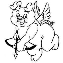 Раскраска: свинья (Животные) #3746 - Бесплатные раскраски для печати