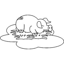Раскраска: свинья (Животные) #3760 - Бесплатные раскраски для печати