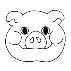 Раскраска: свинья (Животные) #3780 - Раскраски для печати