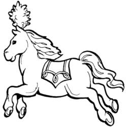 Раскраска: пони (Животные) #17915 - Бесплатные раскраски для печати