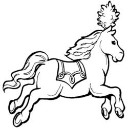Раскраска: пони (Животные) #17935 - Бесплатные раскраски для печати