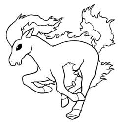 Раскраска: пони (Животные) #17939 - Бесплатные раскраски для печати