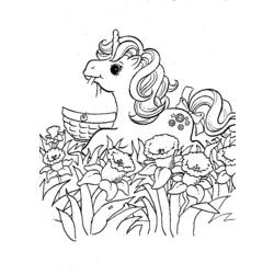 Раскраска: пони (Животные) #17949 - Бесплатные раскраски для печати