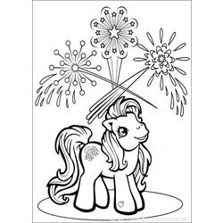 Раскраска: пони (Животные) #17960 - Бесплатные раскраски для печати