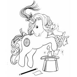 Раскраска: пони (Животные) #17961 - Бесплатные раскраски для печати