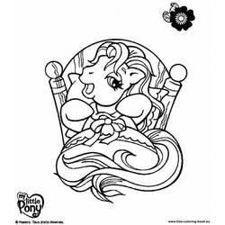 Раскраска: пони (Животные) #17986 - Бесплатные раскраски для печати