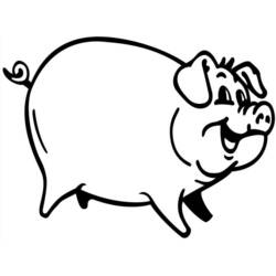 Раскраска: свинина (Животные) #17632 - Раскраски для печати