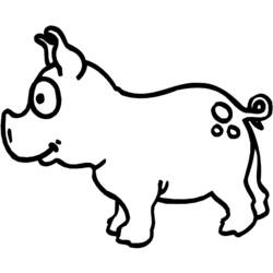 Раскраска: свинина (Животные) #17694 - Раскраски для печати