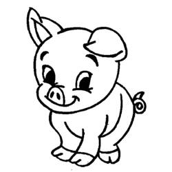 Раскраска: свинина (Животные) #17740 - Раскраски для печати