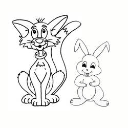 Раскраска: кролик (Животные) #9524 - Бесплатные раскраски для печати