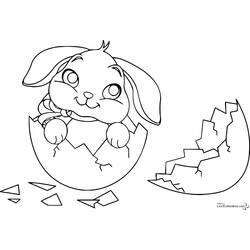 Раскраска: кролик (Животные) #9553 - Раскраски для печати