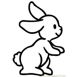 Раскраска: кролик (Животные) #9568 - Раскраски для печати