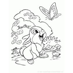 Раскраска: кролик (Животные) #9592 - Раскраски для печати
