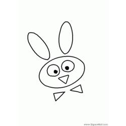 Раскраска: кролик (Животные) #9604 - Бесплатные раскраски для печати