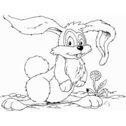 Раскраска: кролик (Животные) #9631 - Бесплатные раскраски для печати