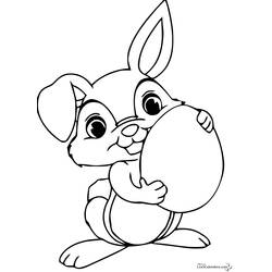 Раскраска: кролик (Животные) #9647 - Раскраски для печати