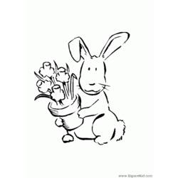 Раскраска: кролик (Животные) #9652 - Бесплатные раскраски для печати