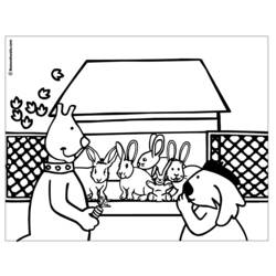 Раскраска: кролик (Животные) #9655 - Бесплатные раскраски для печати
