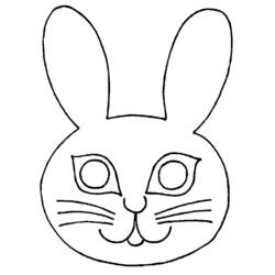 Раскраска: кролик (Животные) #9663 - Бесплатные раскраски для печати