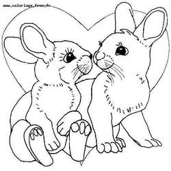 Раскраска: кролик (Животные) #9679 - Бесплатные раскраски для печати