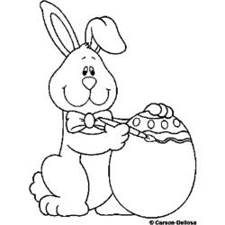 Раскраска: кролик (Животные) #9682 - Бесплатные раскраски для печати