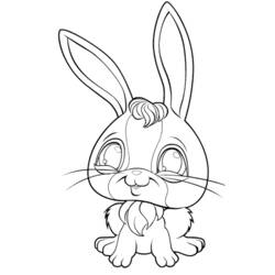 Раскраска: кролик (Животные) #9693 - Бесплатные раскраски для печати
