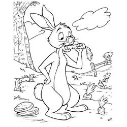 Раскраска: кролик (Животные) #9700 - Бесплатные раскраски для печати