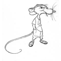 Раскраска: крыса (Животные) #15188 - Раскраски для печати