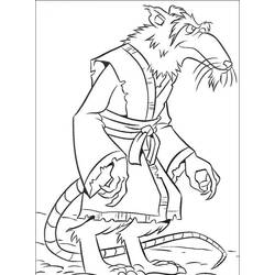 Раскраска: крыса (Животные) #15292 - Бесплатные раскраски для печати