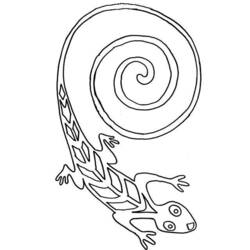 Раскраска: саламандра (Животные) #19986 - Раскраски для печати