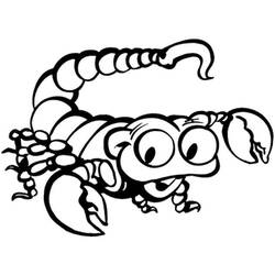 Раскраска: Скорпион (Животные) #14600 - Раскраски для печати