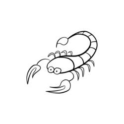 Раскраска: Скорпион (Животные) #14626 - Раскраски для печати