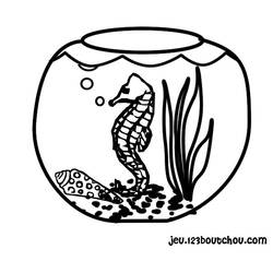 Раскраска: морской конек (Животные) #18612 - Раскраски для печати