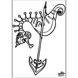 Раскраска: морской конек (Животные) #18655 - Бесплатные раскраски для печати