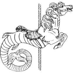 Раскраска: морской конек (Животные) #18691 - Раскраски для печати