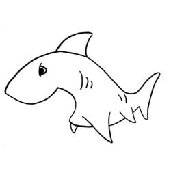 Раскраска: акула (Животные) #14841 - Раскраски для печати