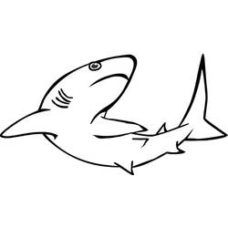 Раскраска: акула (Животные) #14886 - Бесплатные раскраски для печати