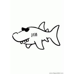 Раскраска: акула (Животные) #14889 - Бесплатные раскраски для печати